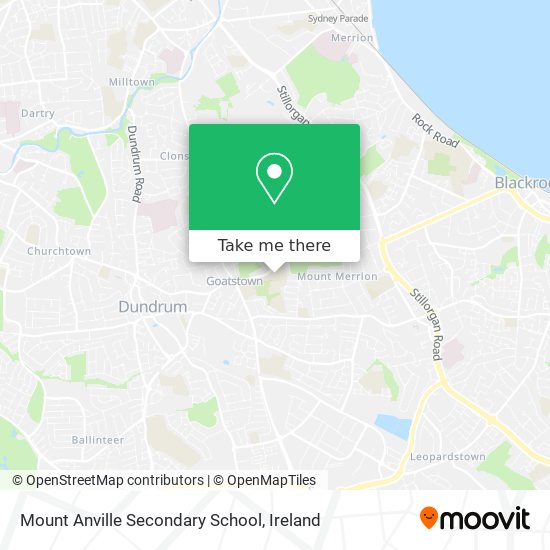 Mount Anville Secondary School map