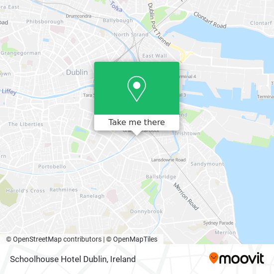 Schoolhouse Hotel Dublin map