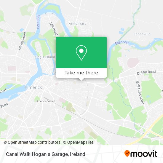 Canal Walk Hogan s Garage map