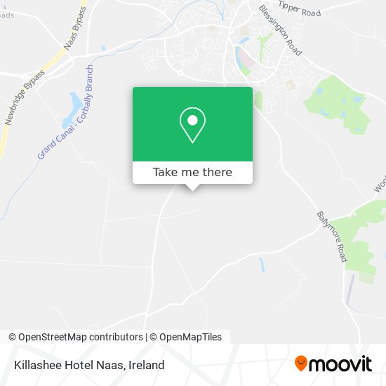 Killashee Hotel Naas map