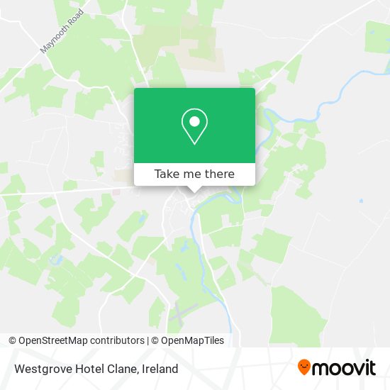 Westgrove Hotel Clane map