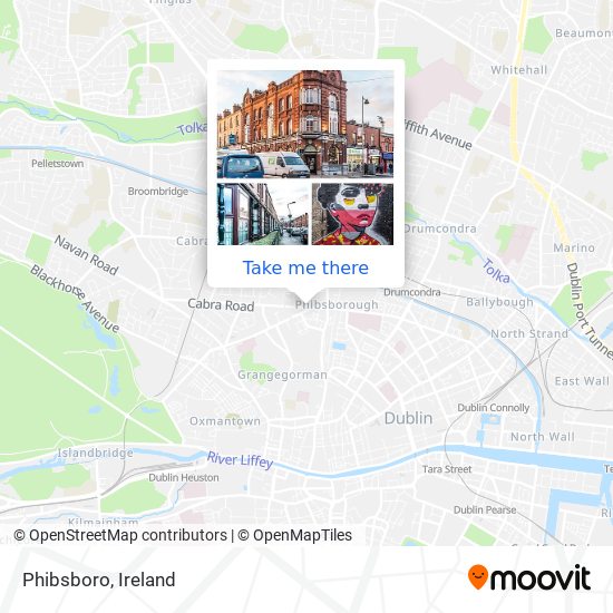 Phibsboro map