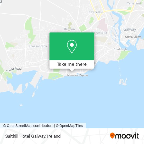 Salthill Hotel Galway map