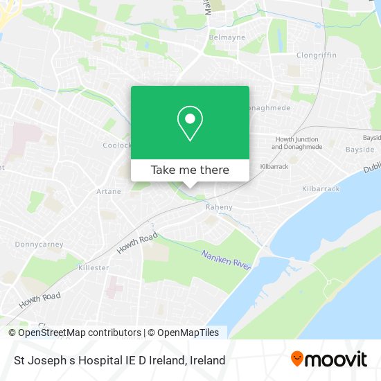St Joseph s Hospital IE D Ireland map
