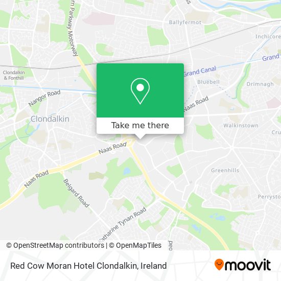 Red Cow Moran Hotel Clondalkin map