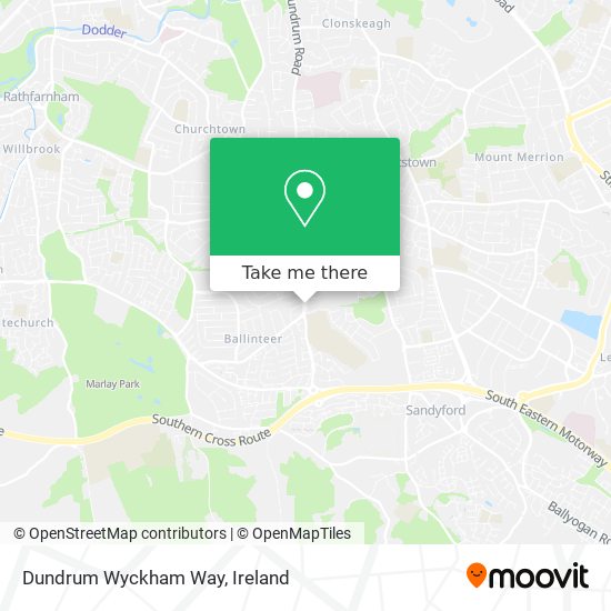 Dundrum Wyckham Way map