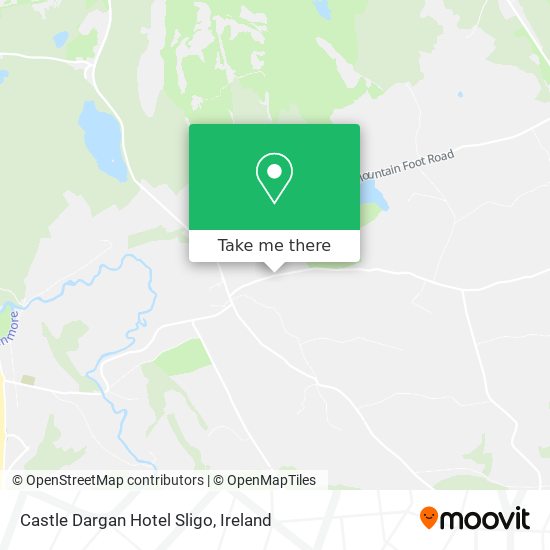 Castle Dargan Hotel Sligo map