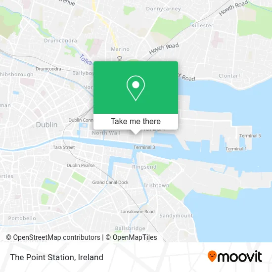 The Point Station map