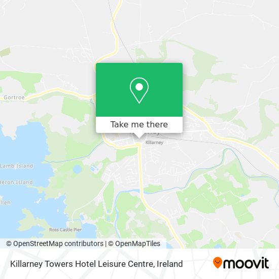 Killarney Towers Hotel Leisure Centre map