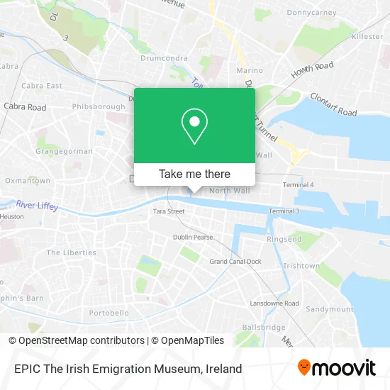 EPIC The Irish Emigration Museum plan