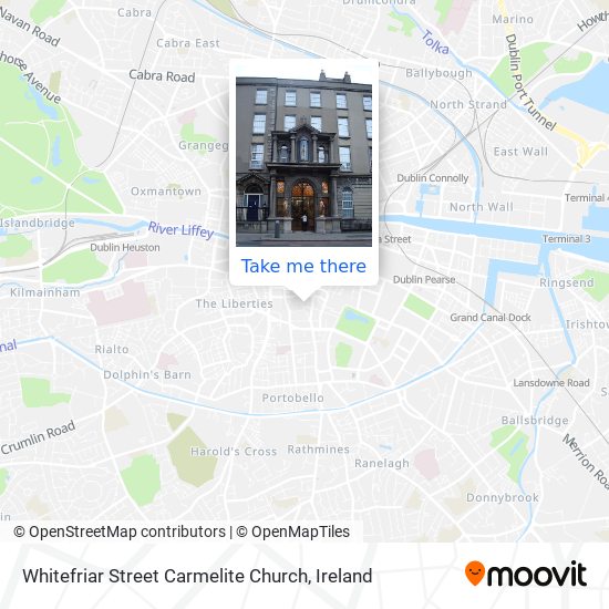 Whitefriar Street Carmelite Church map