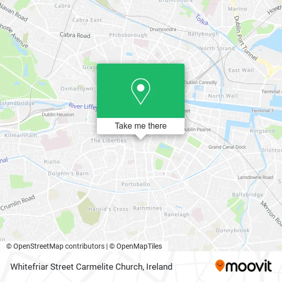 Whitefriar Street Carmelite Church plan
