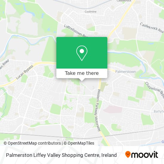 Palmerston Liffey Valley Shopping Centre map