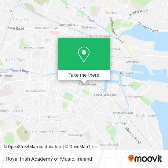 Royal Irish Academy of Music map