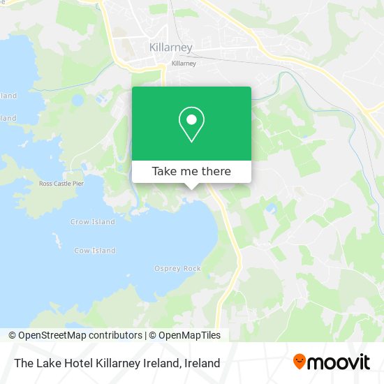 The Lake Hotel Killarney Ireland map