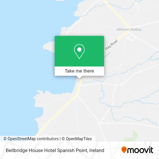 Bellbridge House Hotel Spanish Point map