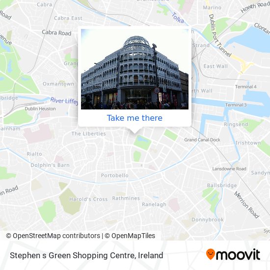 Stephen s Green Shopping Centre map