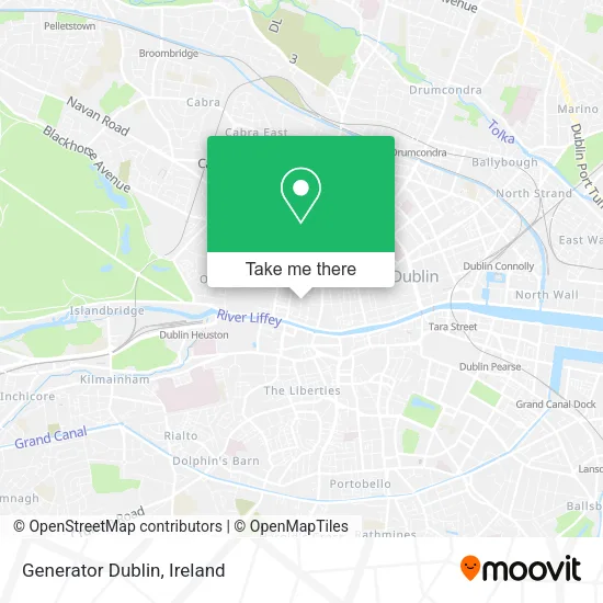 Generator Dublin map