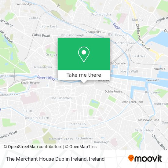 The Merchant House Dublin Ireland map