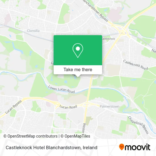 Castleknock Hotel Blanchardstown map
