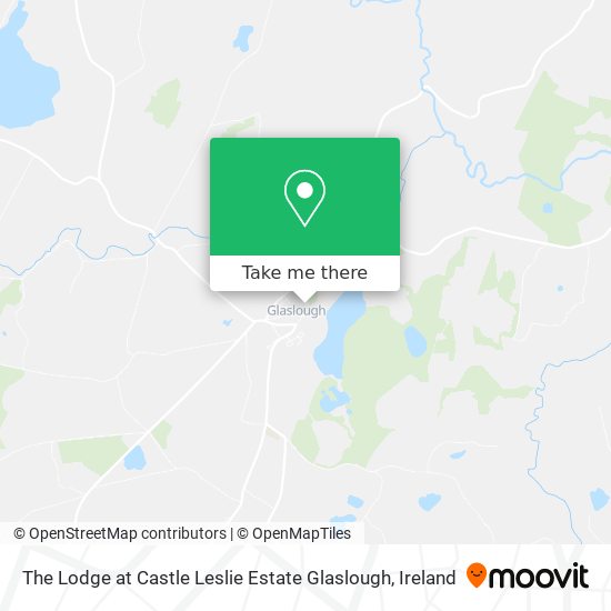 The Lodge at Castle Leslie Estate Glaslough map