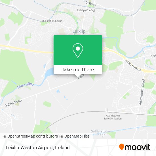 Leixlip Weston Airport map