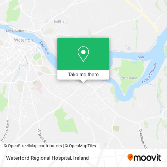 Waterford Regional Hospital map