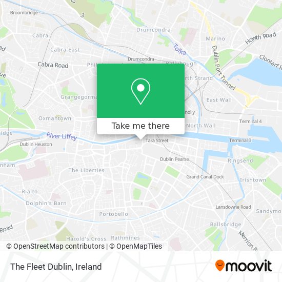 The Fleet Dublin map