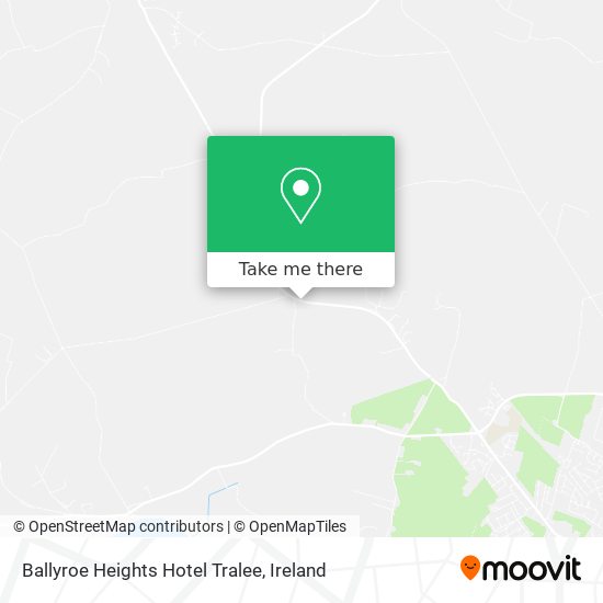 Ballyroe Heights Hotel Tralee map