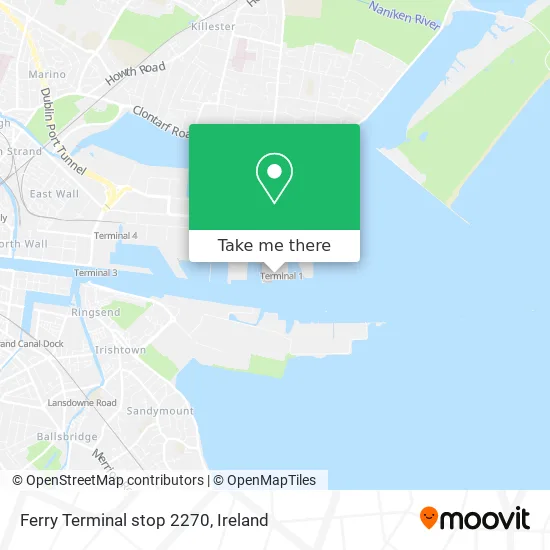 Ferry Terminal stop 2270 map