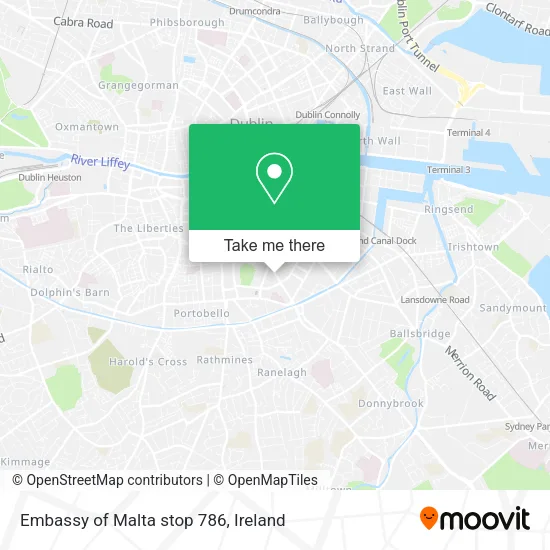Embassy of Malta stop 786 map