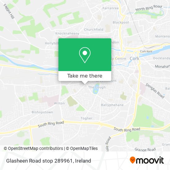 Glasheen Road stop 289961 map