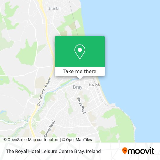 The Royal Hotel Leisure Centre Bray map