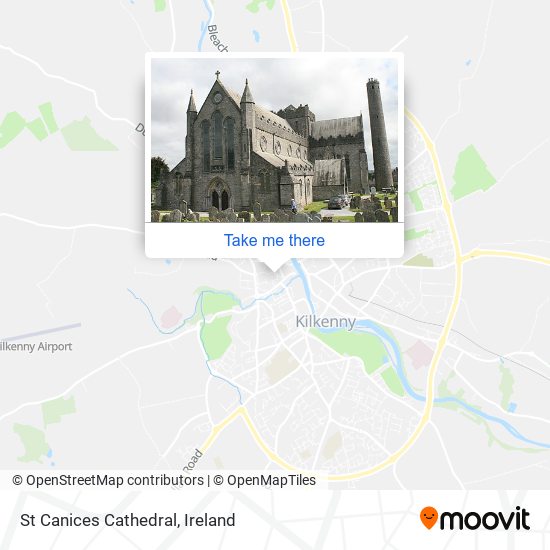 St Canices Cathedral map