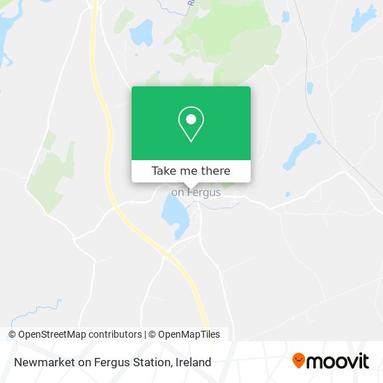 Newmarket on Fergus Station map
