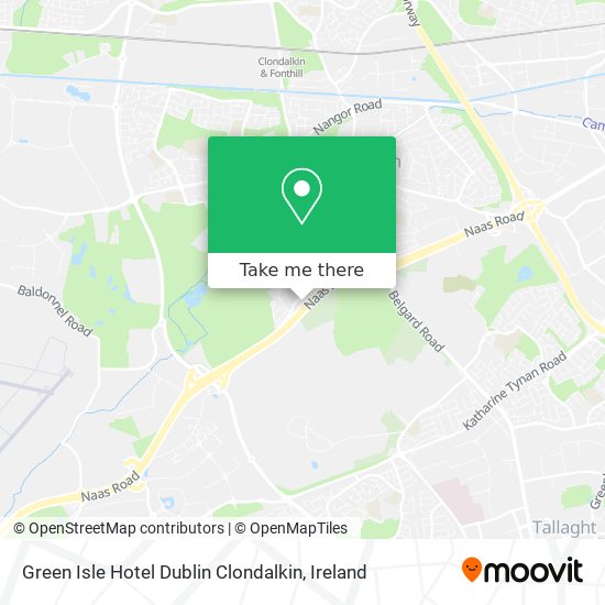 Green Isle Hotel Dublin Clondalkin map