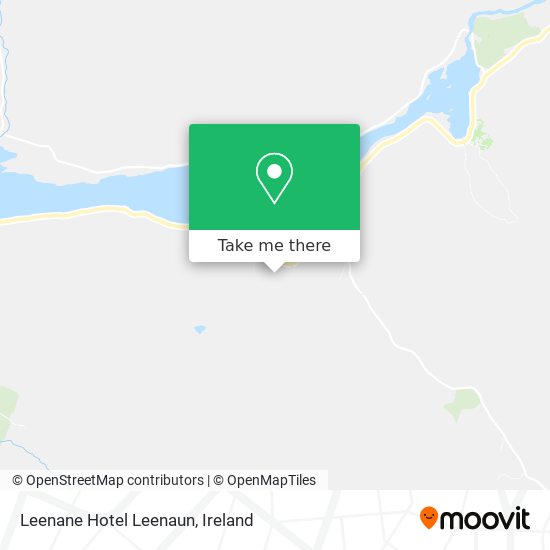 Leenane Hotel Leenaun map