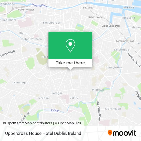 Uppercross House Hotel Dublin map