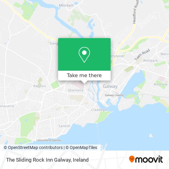 The Sliding Rock Inn Galway map