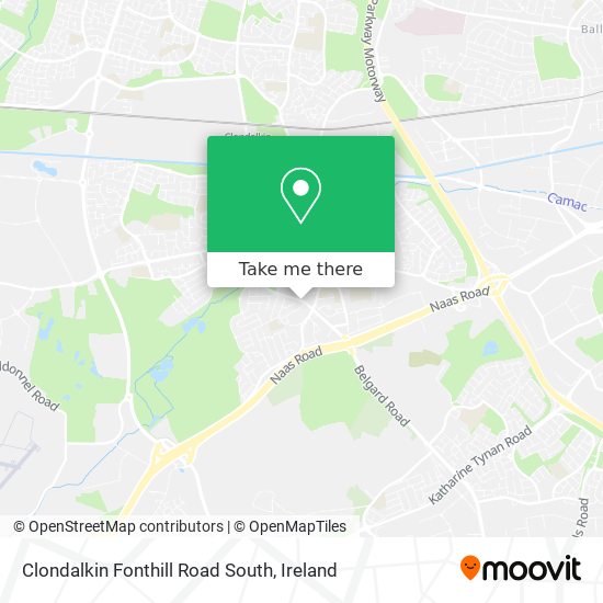 Clondalkin Fonthill Road South map