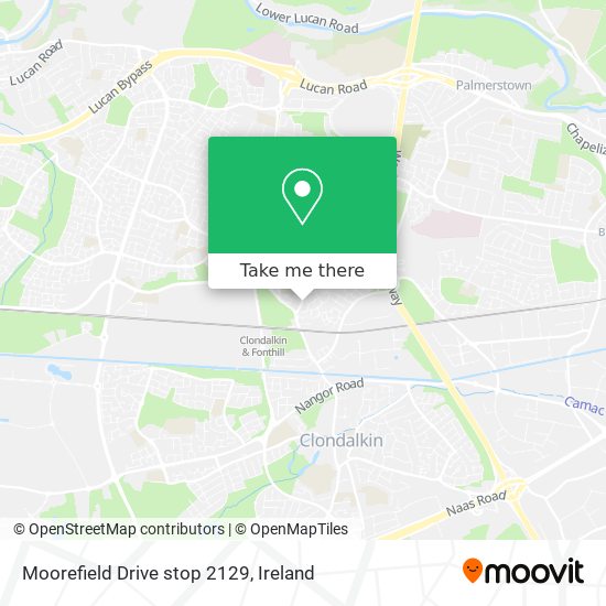 Moorefield Drive stop 2129 map