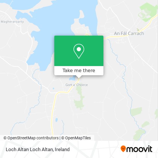 Loch Altan Loch Altan map
