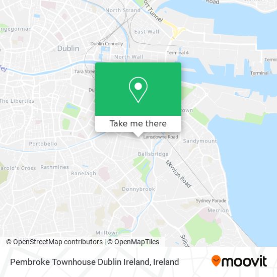Pembroke Townhouse Dublin Ireland map