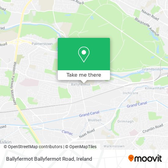 Ballyfermot Ballyfermot Road plan