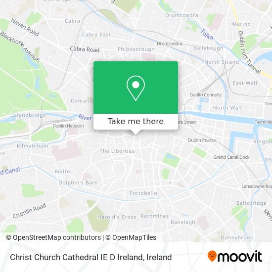 Christ Church Cathedral IE D Ireland map