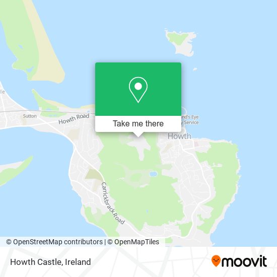 Howth Castle map