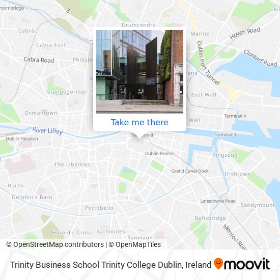 Trinity Business School Trinity College Dublin map