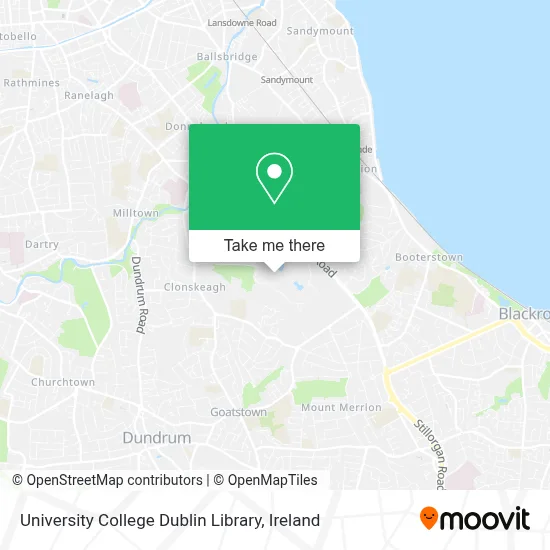 University College Dublin Library map