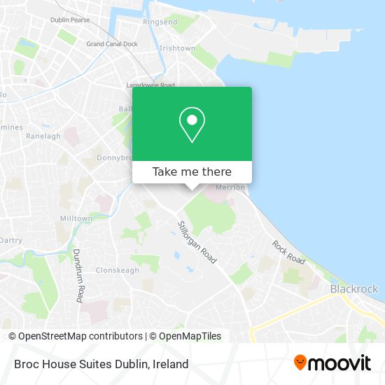 Broc House Suites Dublin map