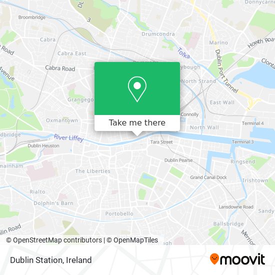 Dublin Station map